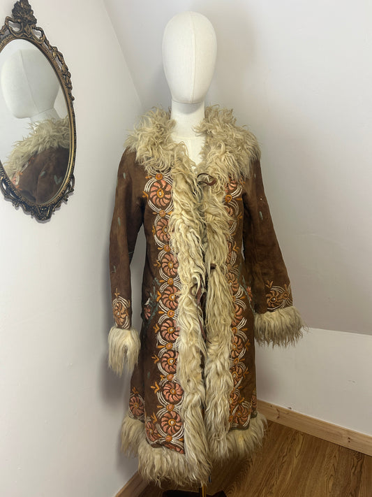 1960s Embroidered Afghan Coat