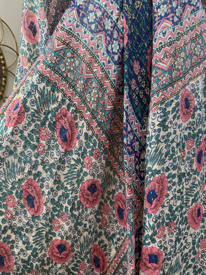 1970s ‘Adini’ Lurex Caftan Dress