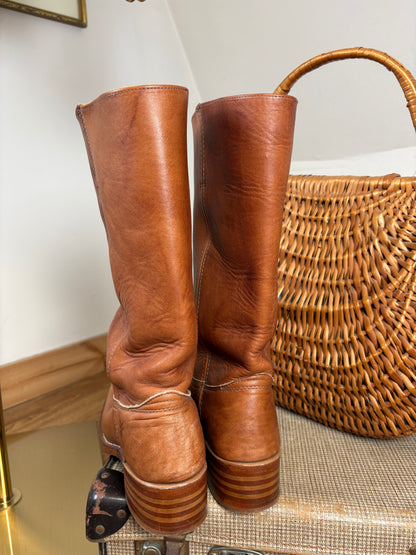 Vintage Frye Campus Boots