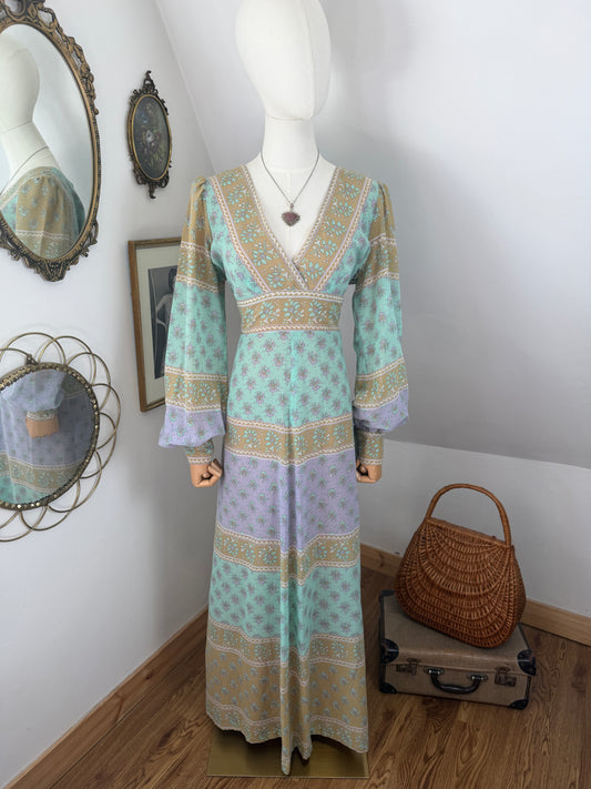 1970s ‘Samuel Sherman’ Bohemian Dress