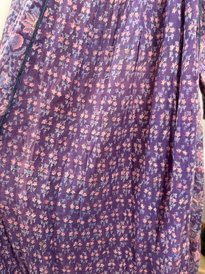 1970s ‘Phool’ Indian Blockprint Dress