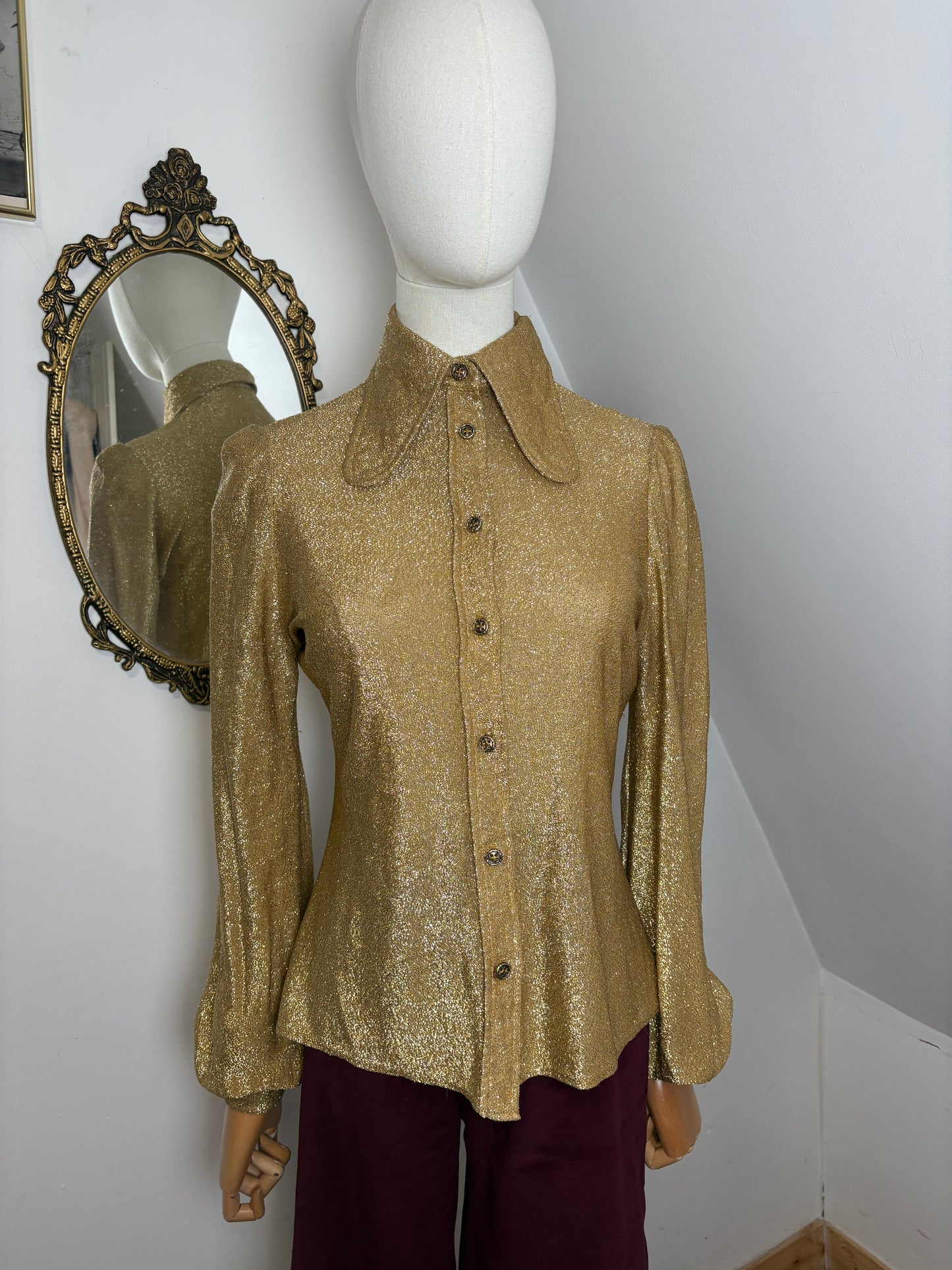 1970’s Gold Lurex Shirt