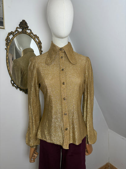 1970’s Gold Lurex Shirt