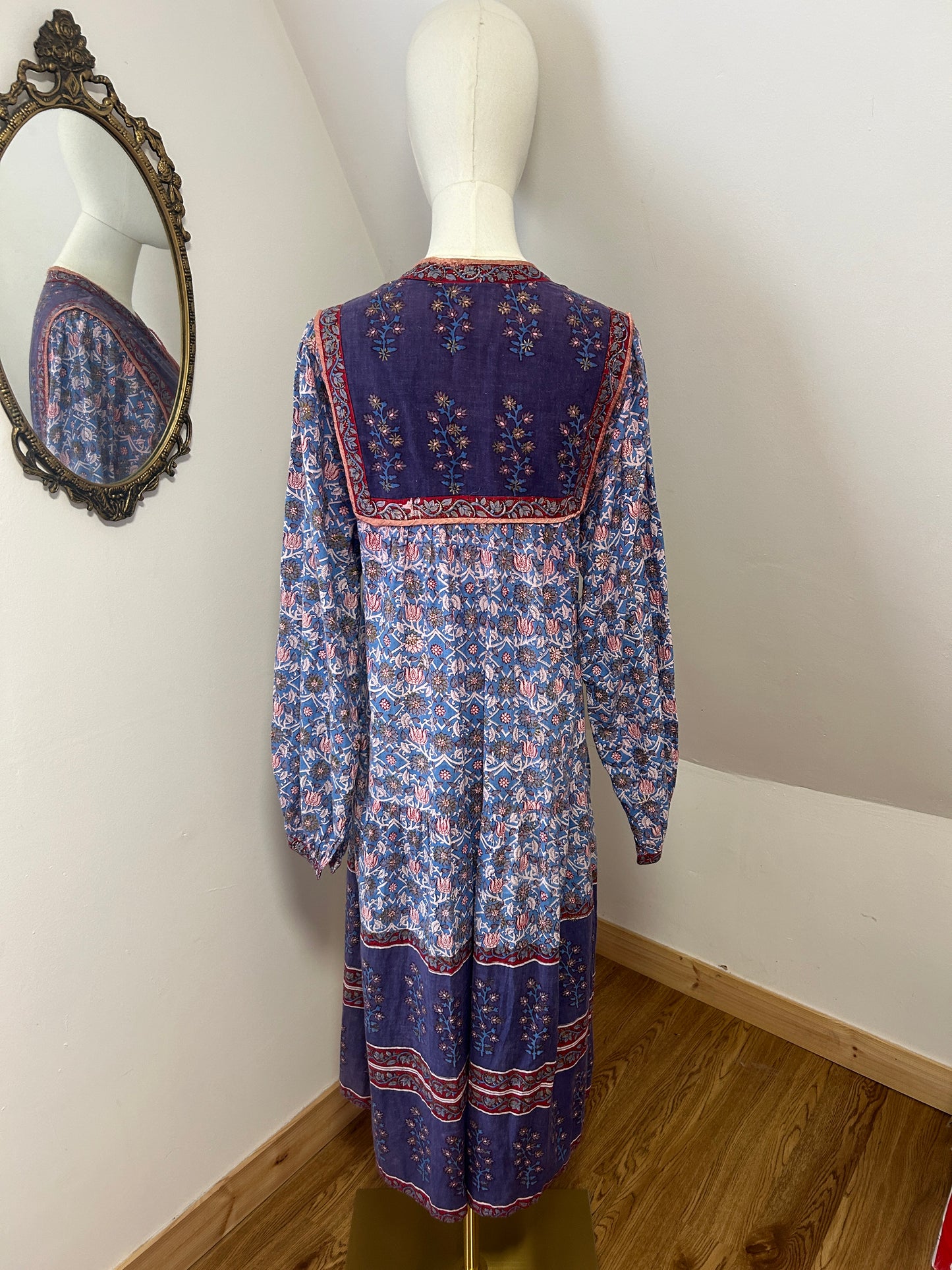 1970s ‘The Vogue’ Indian Cotton Dress