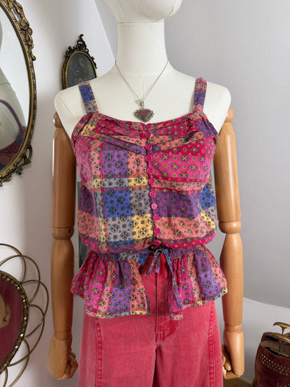 1970s ‘Phool’ Patchwork Cami