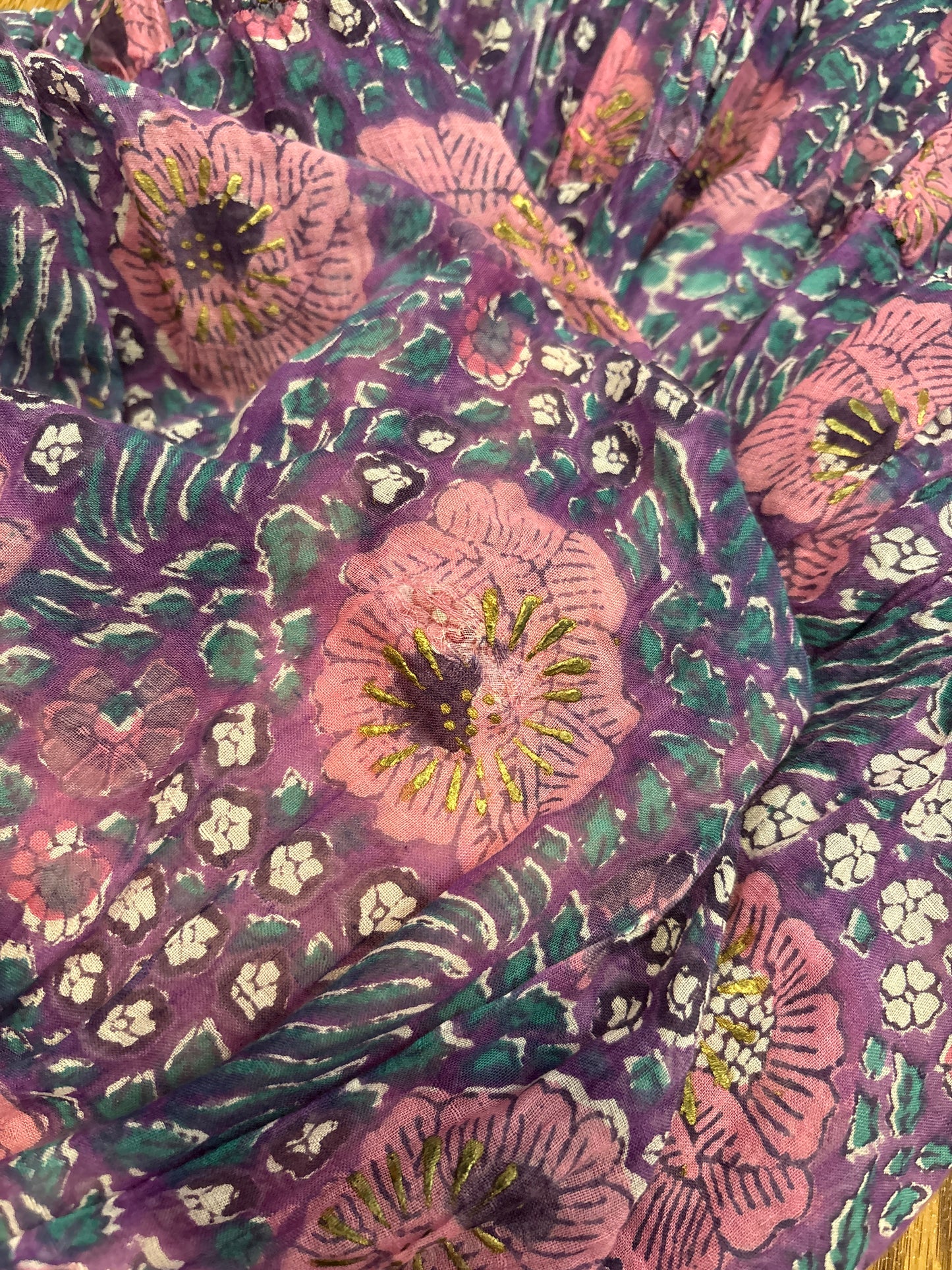 1970s ‘Adini’ Indian Blockprint Dress