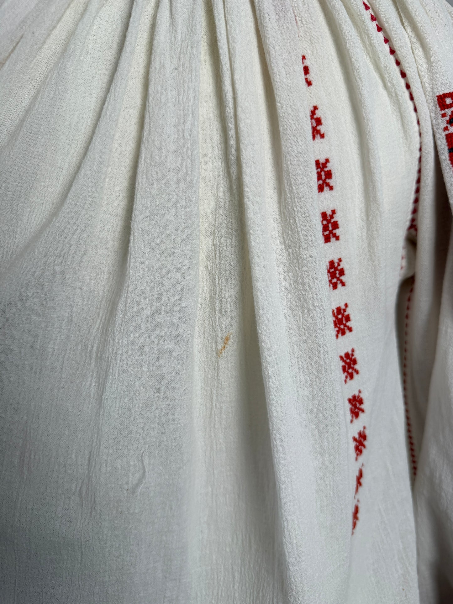 1960s Romanian Cotton Blouse