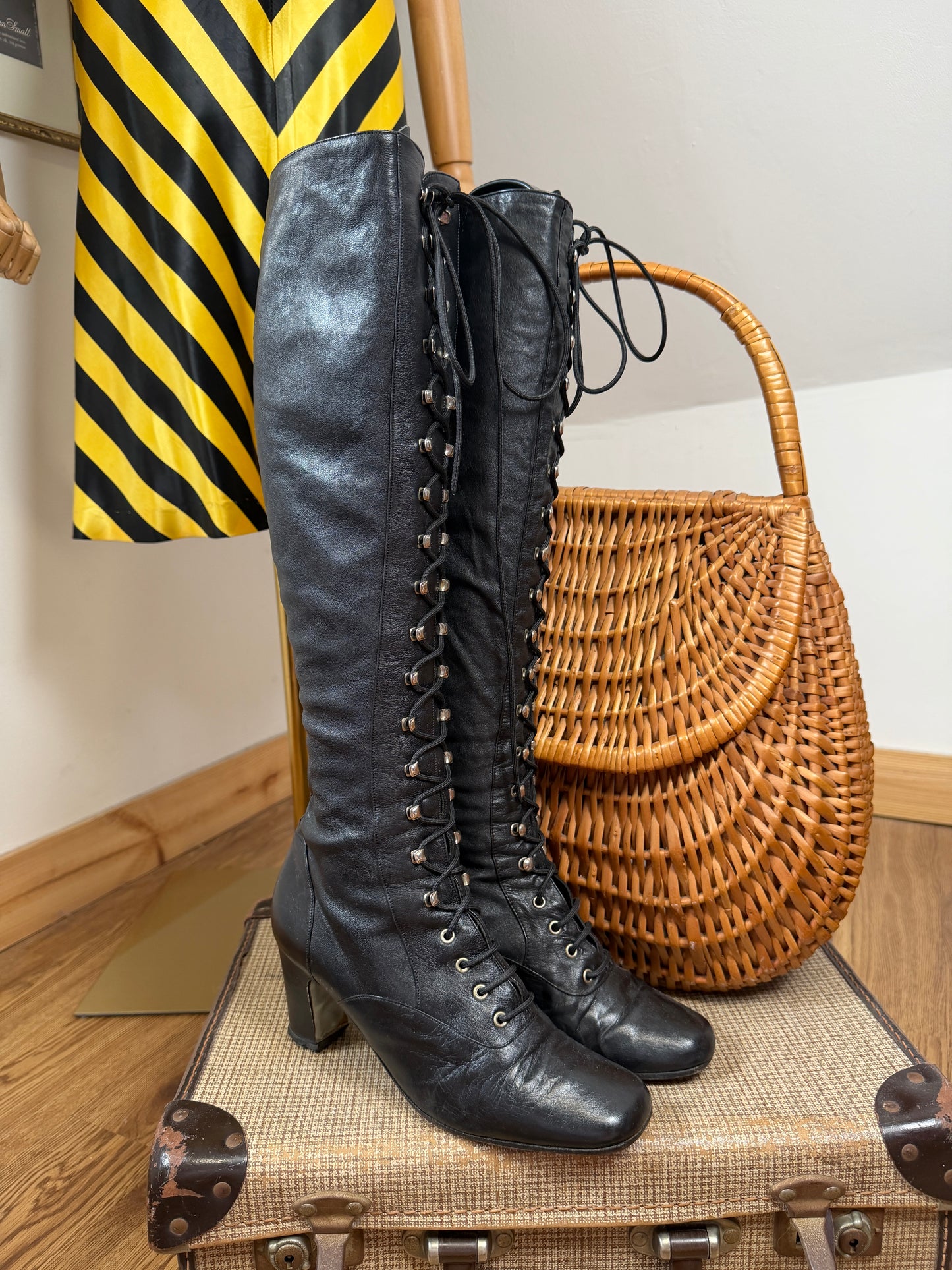 1980s ‘Martine Sitbon’ Lace Up Boots