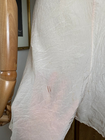 1930s / 40s Silk Crepe Teddy