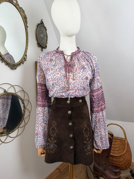 1970s Indian Blockprint Shirt