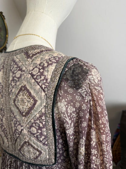 1970s ‘Phool’ Indian Cotton Dress