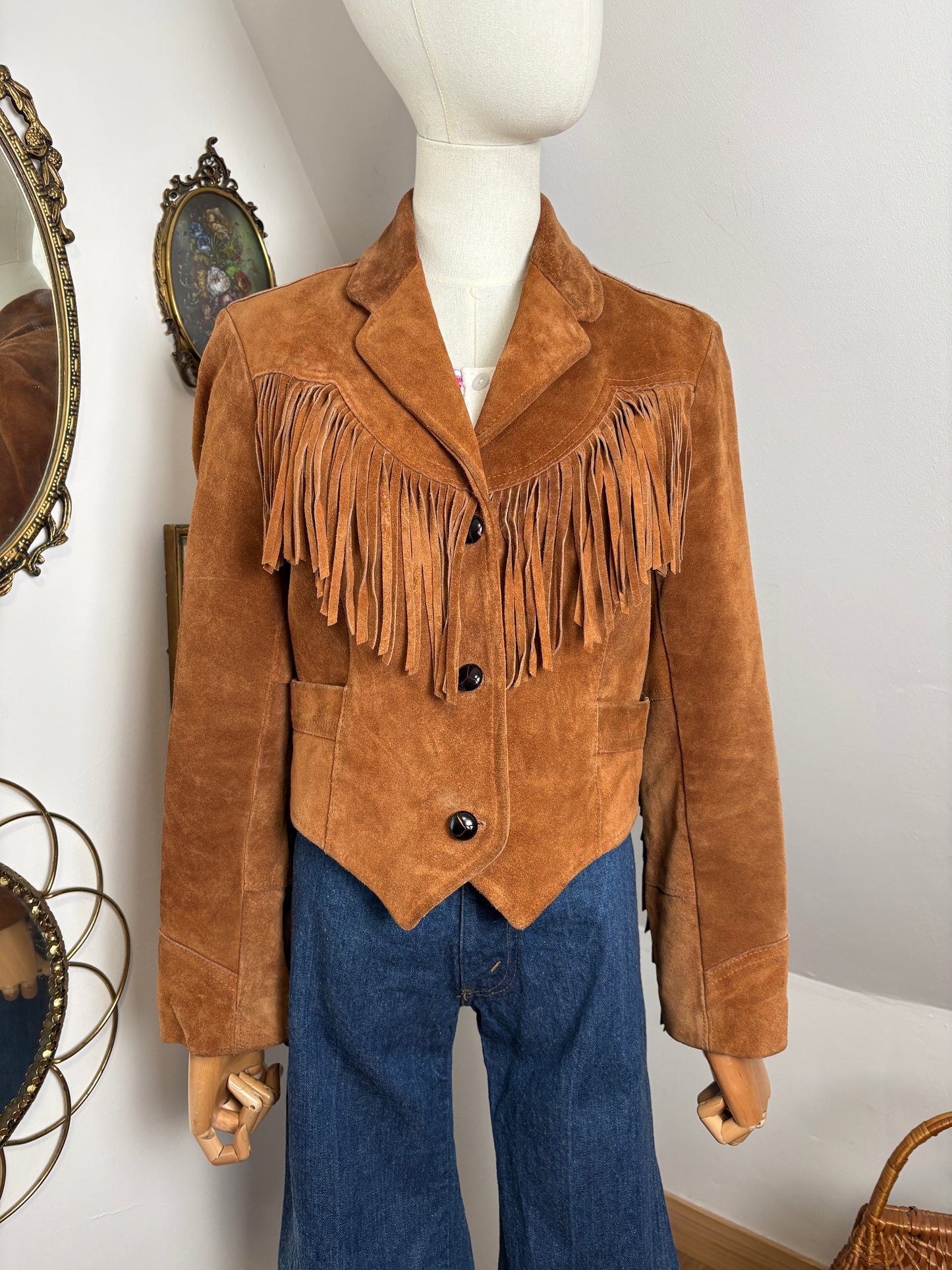 1970s ‘Ms Pioneer’ Fringe Jacket