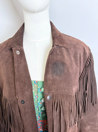 1960s Chocolate Suede Jacket