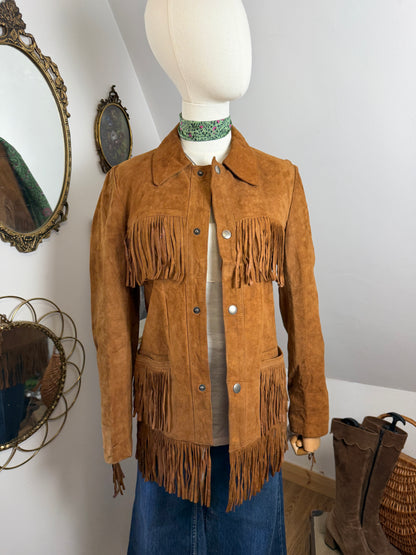 1960s Suede Tassel Jacket
