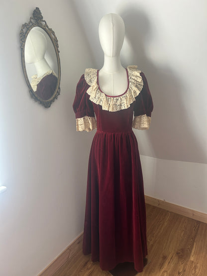 1970s ‘Marion Donaldson’ Medieval Revival Dress