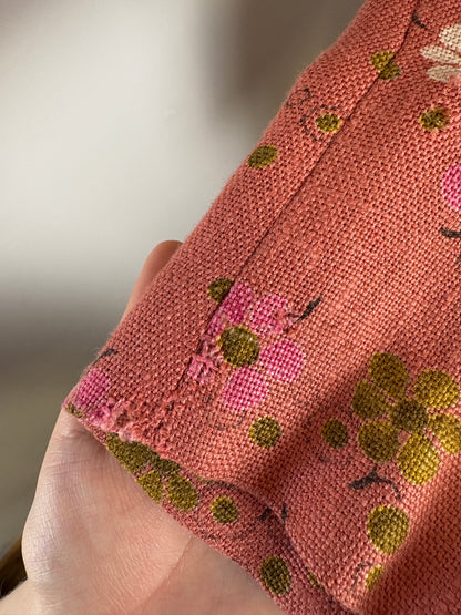 1970s Pink Floral Suit