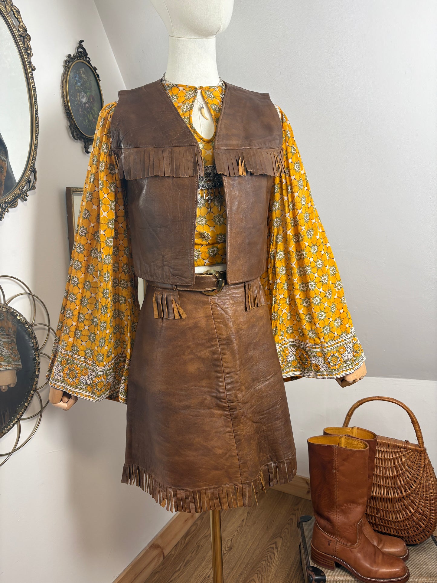 Rare 1960s ‘David Conrad’ Suede Set