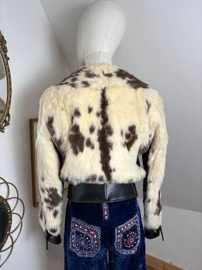 1970s Rabbit Crop Jacket