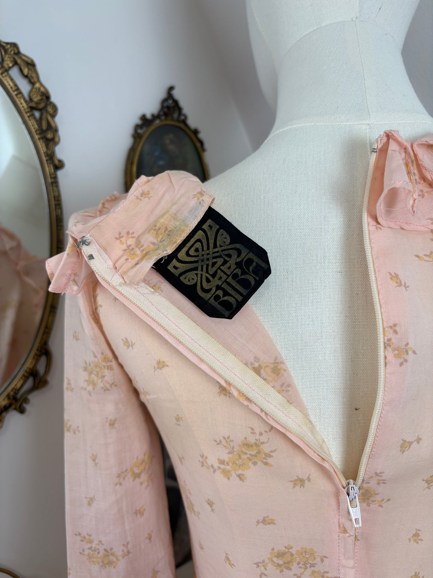 1970s ‘Biba’ Floral Prairie Dress