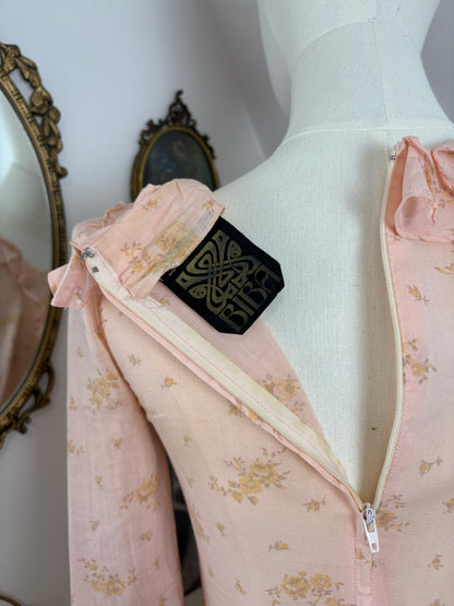 1970s ‘Biba’ Floral Prairie Dress