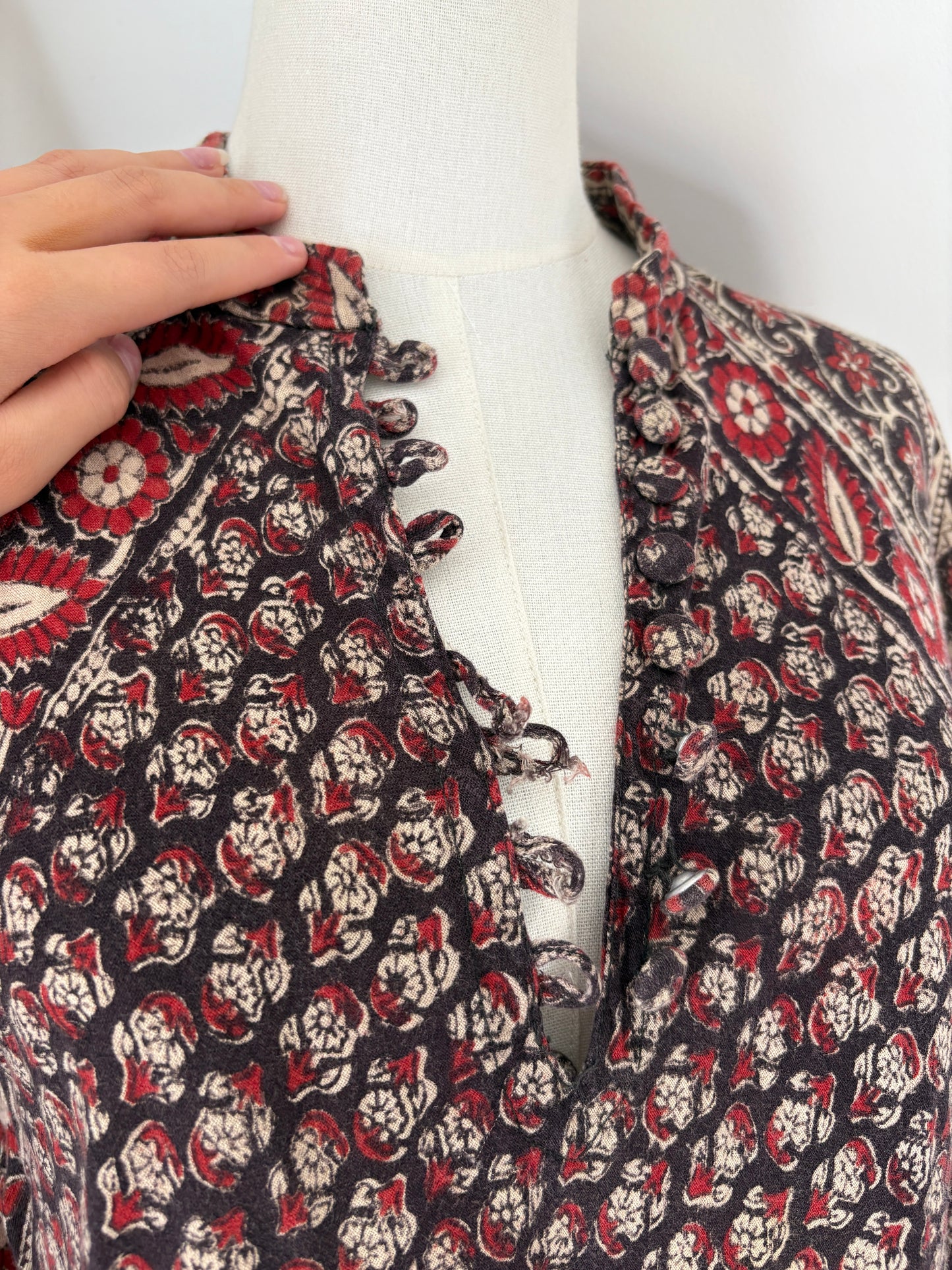 1970s ‘Interlinks’ Indian Blockprint Dress