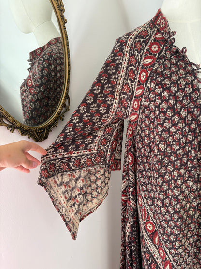 1970s ‘Interlinks’ Indian Blockprint Dress
