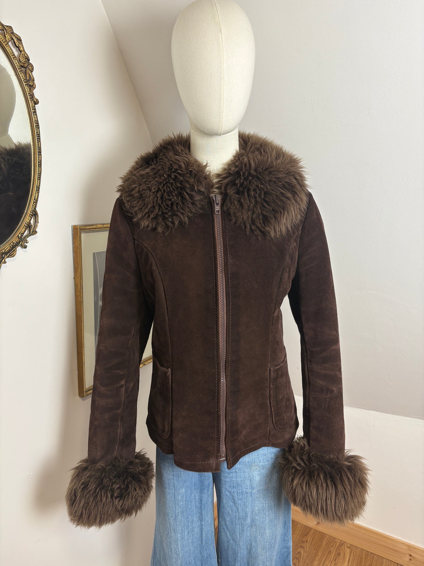 1970s Suede & Fur Jacket
