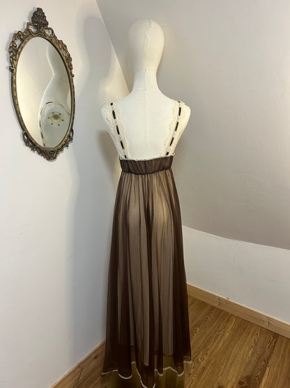 1960s Gown & Slip Set