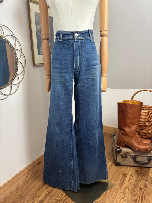 1970s Patched Bellbottoms