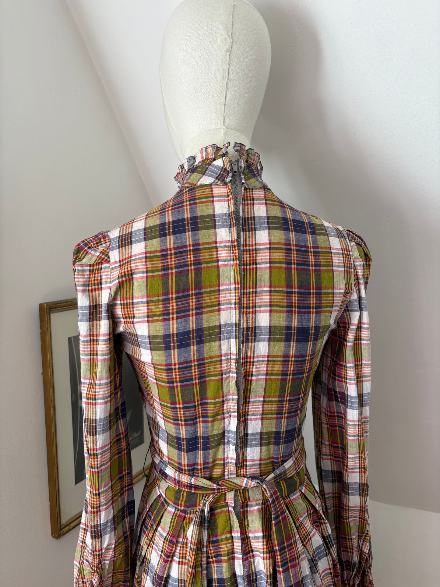 1970’s ‘Travers Tempos’ Tartan Dress