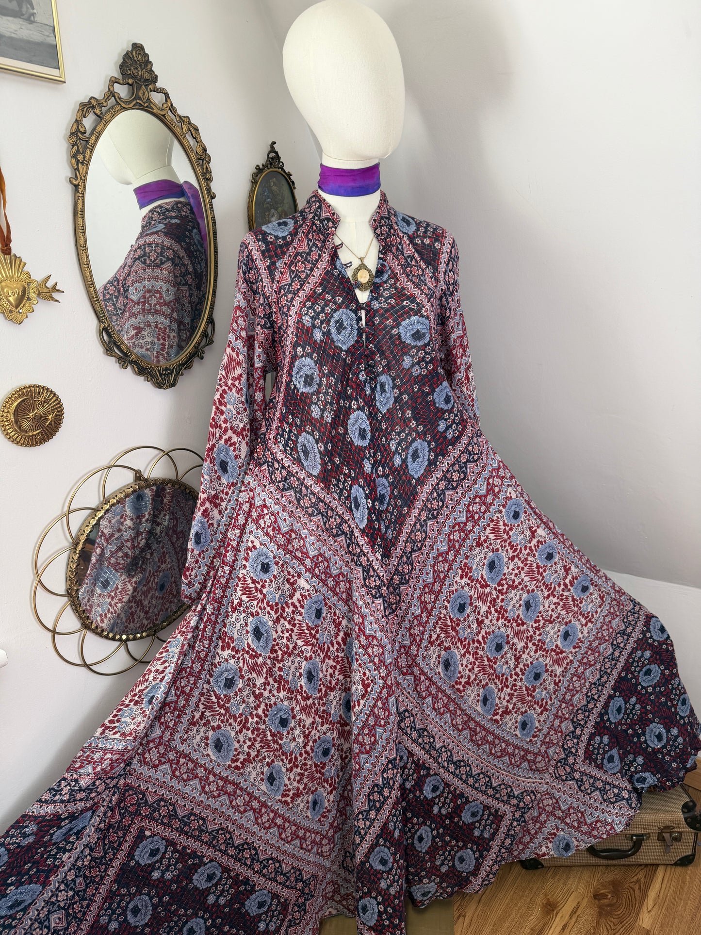 1970s ‘Adini’ Lurex Dress