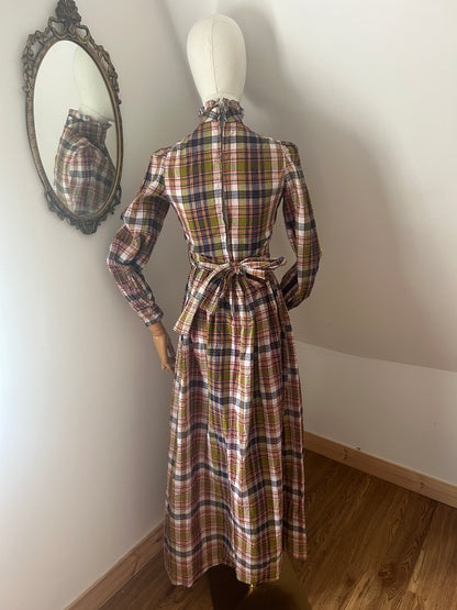 1970s Tartan ‘Travers Tempos’ Dress