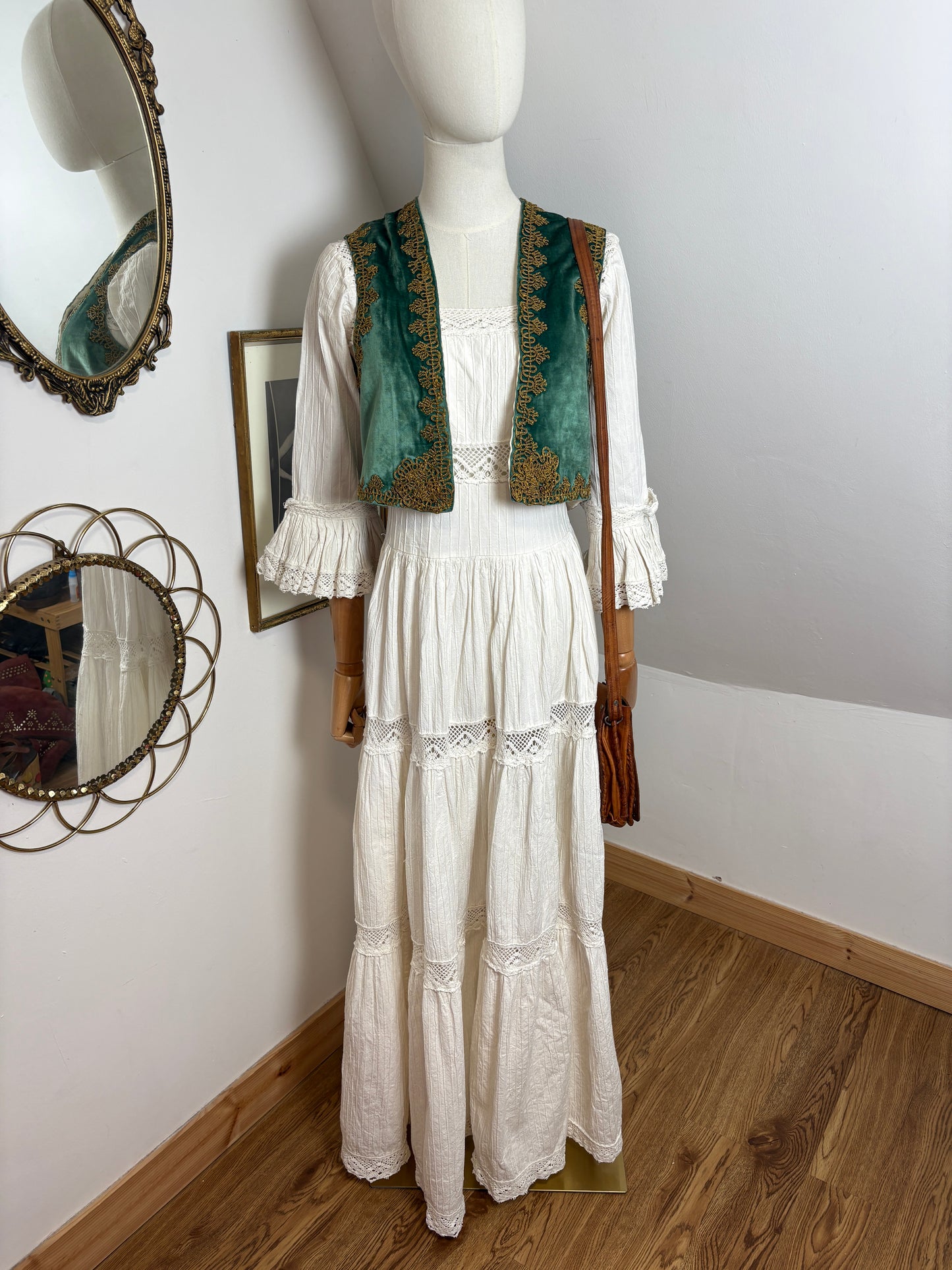 1970s Mexican Cotton Dress