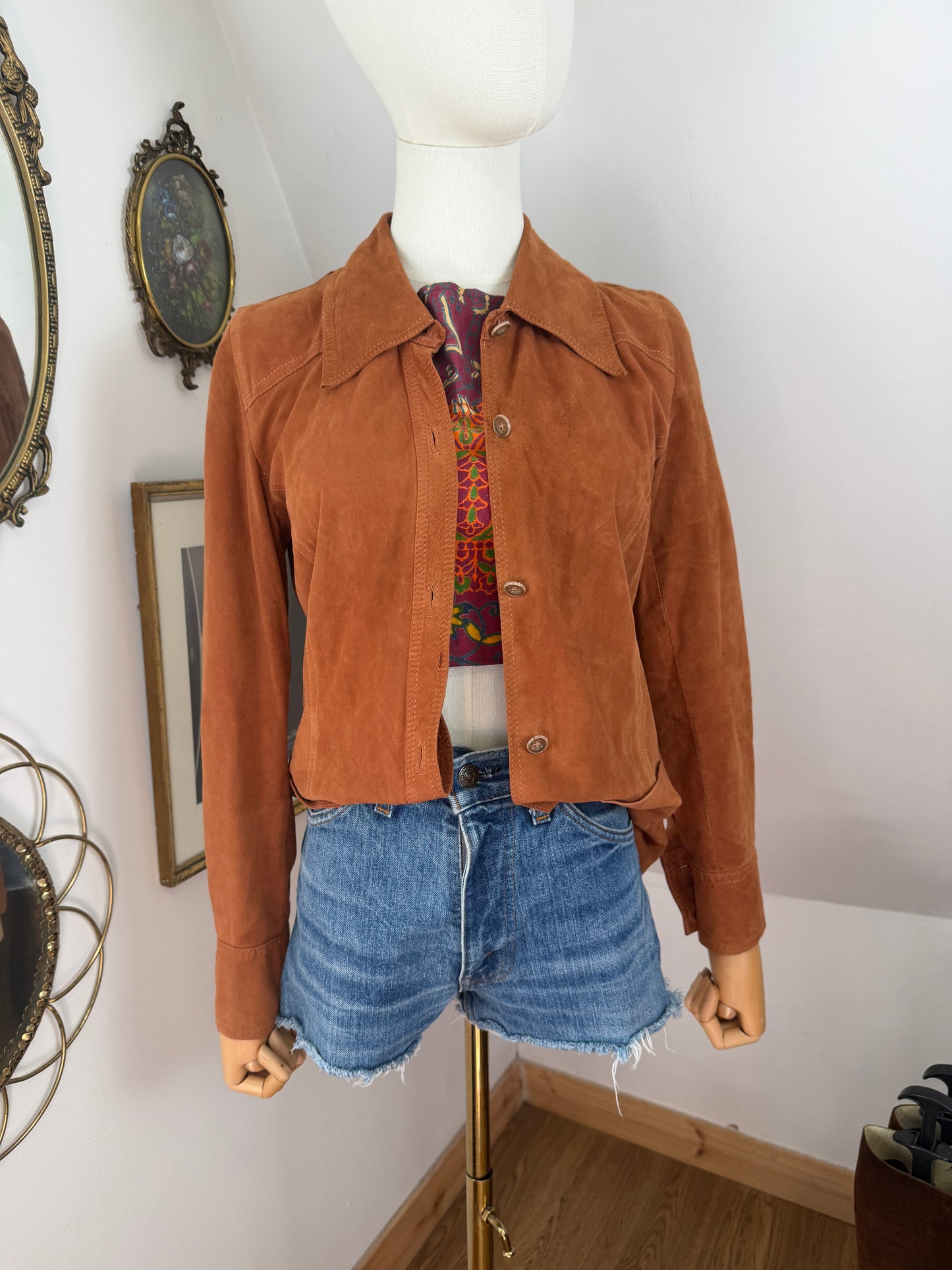 1960s Leather Shirt