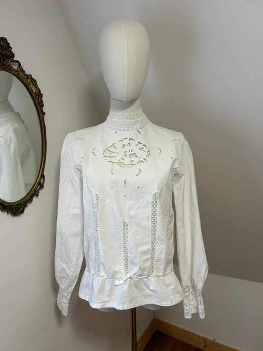 Antique Edwardian Cotton Blouse