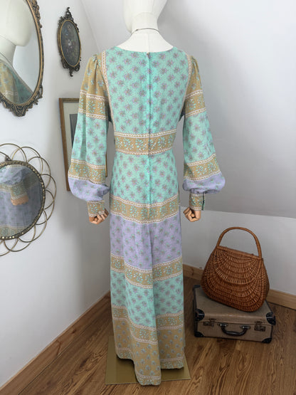 1970s ‘Samuel Sherman’ Bohemian Dress