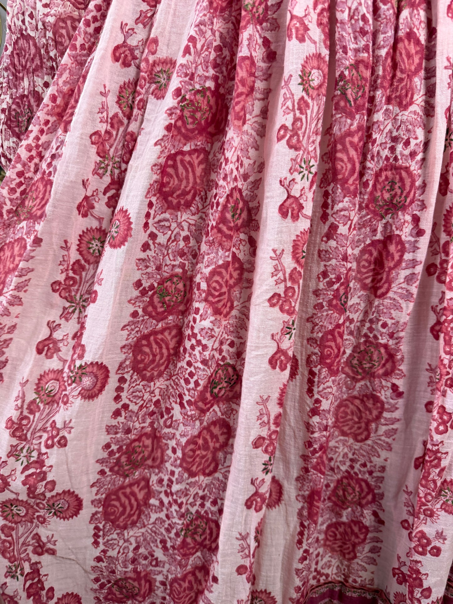 1970s ‘Phool’ Blockprint Shirt & Wrap Skirt