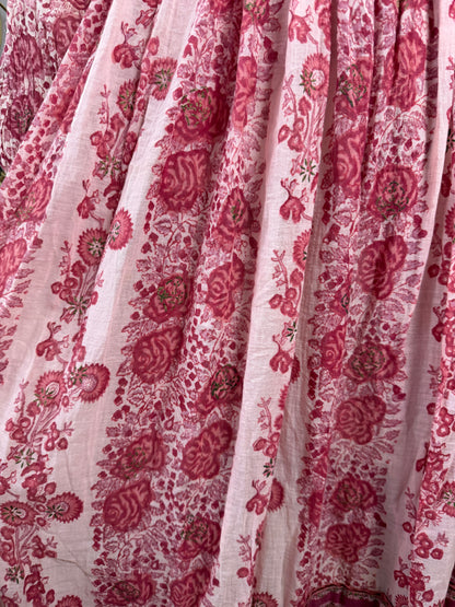 1970s ‘Phool’ Blockprint Shirt & Wrap Skirt