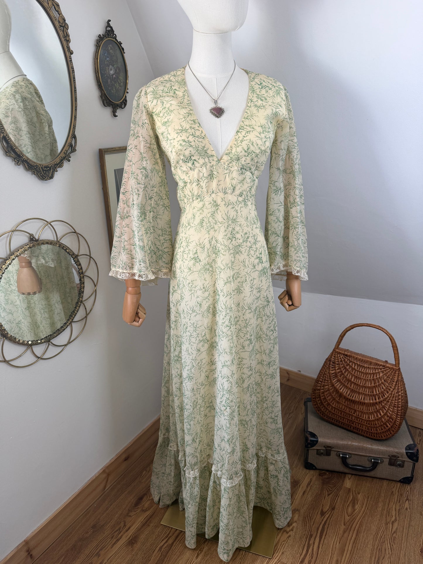 1970s ‘California’ Western Prairie Dress