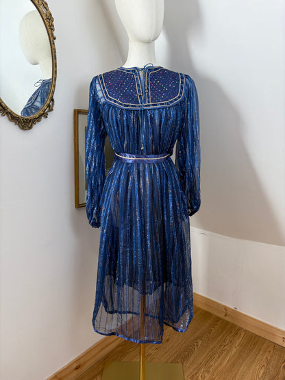 1970’s Lurex Midi Dress