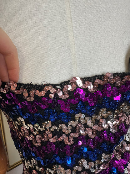 1970s Sequin Tube Top