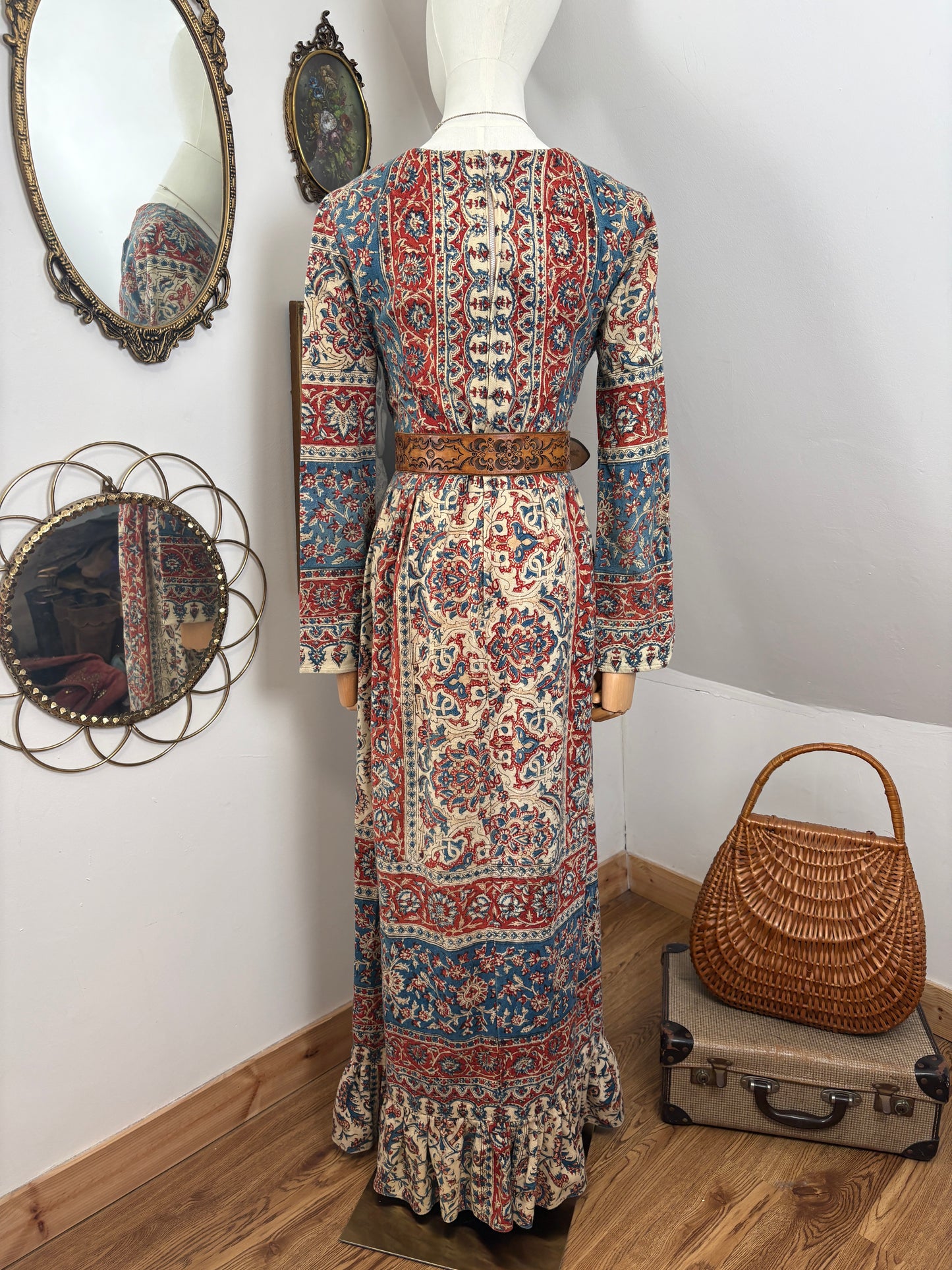 1960s Indian Tapestry Dress
