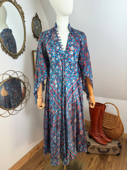 1970s ‘Mascot’ Silk Dress