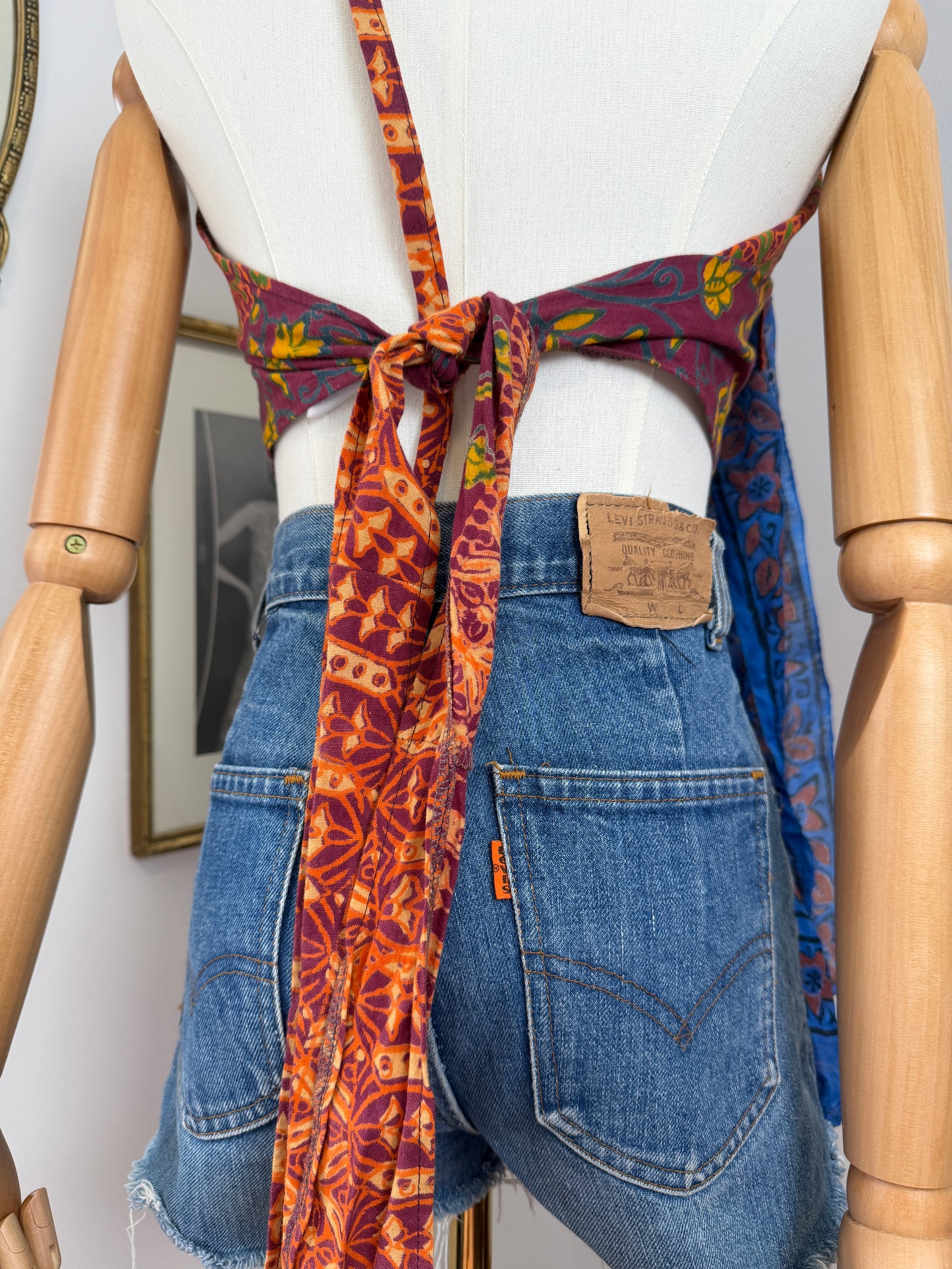 1970s Orange Tab Levi Shorts