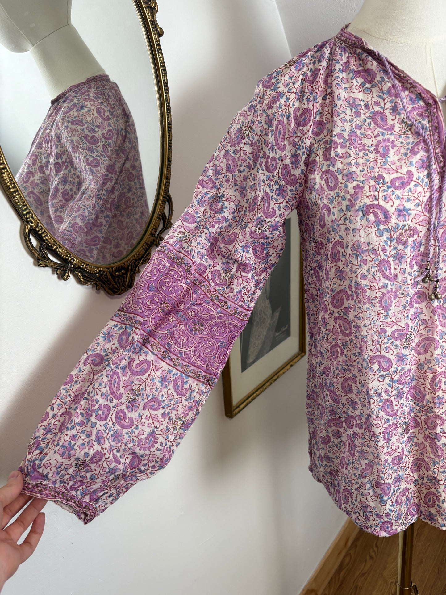 1970’s ‘Phool’ Indian Blockprint Shirt