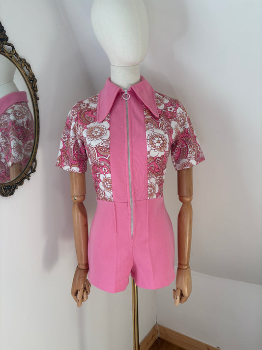 1960’s Floral Playsuit