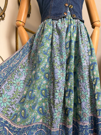 1970s ‘Adini’ Indian Cotton Wrap Skirt