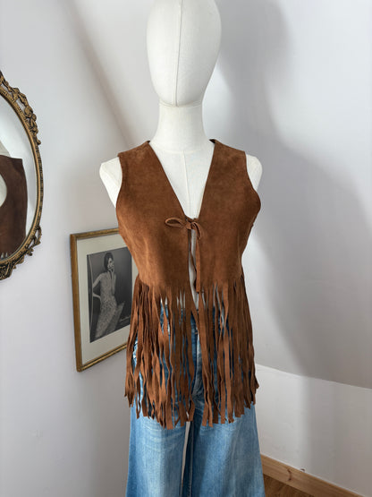 1960’s Suede Tassel Vest