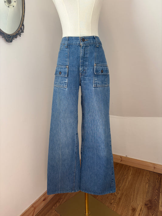1960s White Tab Wide Leg Levi’s