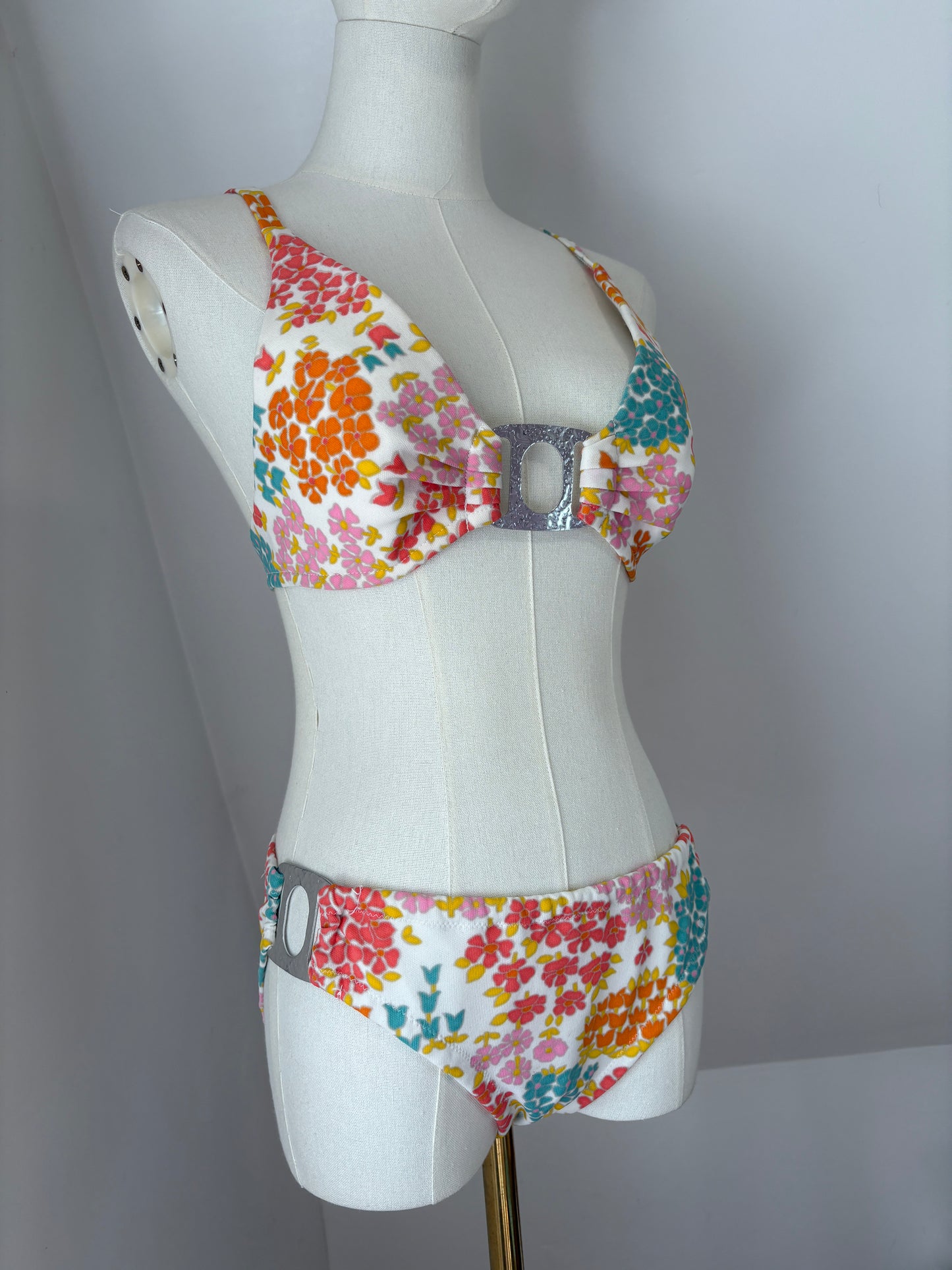 1960s Rare Floral Bikini